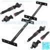 Universal 4 Passenger Retractable Seat Belts and Bracket Kit for Club Car,EZGO Yamaha etc. Golf Cart - Image 2