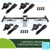 Golf Cart Seat Belt Bracket Kit with 4 Passenger Retractable Seat Belts Safety Belt for EZGO Club Car Yamaha Models - Upgrade Heavy Duty & More Sturdy - Image 2