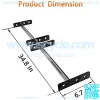 4 Retractable Golf Cart Seat Belts and Bracket Kit Replacement for Golf Carts EZGO Yamaha Club Car - Image 3