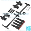 Golf Carts 4 Sets Retractable Belt Kits with Bracket/Bar Kit for EZGO Yamaha Club Car - Split Design Bracket