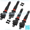 Golf Carts 4 Sets Retractable Belt Kits with Bracket/Bar Kit for EZGO Yamaha Club Car - Split Design Bracket - Image 4