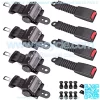 42 Universal Retractable Seat Belts with Buckles Golf Cart Seat Belts Replacement for EZGO Yamaha