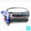 Blue throttle handle line kill switch