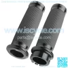 2PCS 25mm Motorcycle Scooter ATV Bike 1" Rubber Handle Bar Grip Anti-skid Cover - Image 2