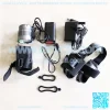 Bicycle charging car headlights LED T5 riding tail lights full set