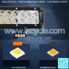 ZH084 LED Light Bar 1PC 12Inch 72W Spot Flood Combo LED Off Road Lights 12V 5Pin Rocker Switch LED Light Bar Wiring Harness Kit- 2 Leads, 2 Years Warranty - Image 4
