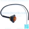 UTV Heavy Duty Lever Switch Turn Signal Kit with Horn and Hardware Kit (Round: 4 Amber) - Image 3