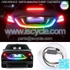 Flexible Car LED Strip Lights, 48inch Dream Color Car Exterior Tailgate Trunk LED Lights Kit, Waterproof Daytime Running Turn Signal Brake Reverse Tail Lights, Car License Plate Light DC12V