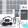 12pcs Underglow RGB LED Strip Light Kit DC 12V with 2 Red Blinking Brake Light Styles for Motorcycles Trikes Golf Carts ATVs UTVs  C M12r
