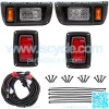 Club Car LED Light Kit 12 Volt Headlight and Tail Light Assembly for 1993-Up Club Car DS Golf Cart OEM 101988001 101988002