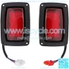 Club Car LED Light Kit 12 Volt Headlight and Tail Light Assembly for 1993-Up Club Car DS Golf Cart OEM 101988001 101988002 - Image 2