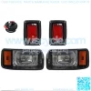 Club Car DS Light Kit for 1993-UP Golf Cart Factory style I OEM Basic Headlight & Taillight Kit with wires
