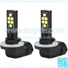Golf Cart LED Light Headlights Bulb for Club Car DS (1999+) and (2004+) Precedent  Pack of 2 - Image 3