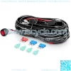 20 Inch 126W Spot Flood Combo LED Light Bars Off-Road Light Mounting Bracket Horizontal Bar with Off Road Wiring Harness - Image 2