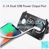 Golf Cart EZGO Key Switch Console Panel,Include DC 9V-48V 3.1A Fast Charge Dual USB Charger Sockets & Digital Voltmeter & Forward Reverse Switch,Fits EZGO TXT & Medalist PDS - Image 4