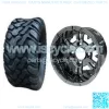 22x11-12" Tire/Wheel Combo (22" Tall Premounted)