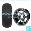 20x10-12" Street Tire/Wheel Combo (20" Tall Premounted)