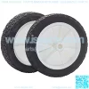 9611 Plastic Wheel 2PK Replacement 72-107/9611 Semi-Pneumatic Rubber Replacement Tire - Image 2