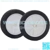 9611 Plastic Wheel 2PK Replacement 72-107/9611 Semi-Pneumatic Rubber Replacement Tire - Image 3