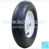 4.80/4.00-8" Pneumatic (Air Filled) Tire on Wheel, 3" Hub, 3/4" Bearings, Ribbed Tread (Pack of 2) - Image 2