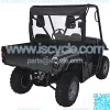 Classic Accessories QuadGear UTV Front/Rear Windshield, Fits Yamaha Rhino, Black