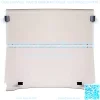 Folding Down Windshield Smoke Tinted Style for Yamaha Golf Cart Drive G29 Gas or Electric Golf Cart (2007-2016) - Image 2