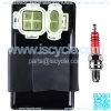 Gy6 Ignition Coil +AC CDI Box Solenoid +Relay +Voltage Regulator +Spark Plug for Tomberlin Crossfire 150R American Sportworks 150 Hammerhead GTS 150cc Go karts Gy6 150cc Engine Scooter Moped Part - Image 2