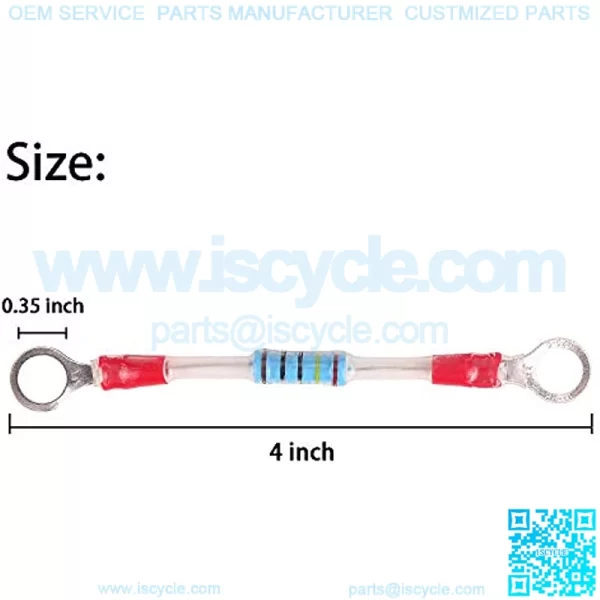 Golf Cart Solenoid Resistor for Golf Cart E-Z-GO Columbia Club Car (1990 Up) Solenoid Resistor Assembly Replaces 21764G1 70592-87 1014947 - Image 2