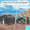 ATV Covers Outdoor Storage Waterproof, 300D Heavy Duty 4 Wheeler Cover Fit All Weather - Universal Size - Image 2