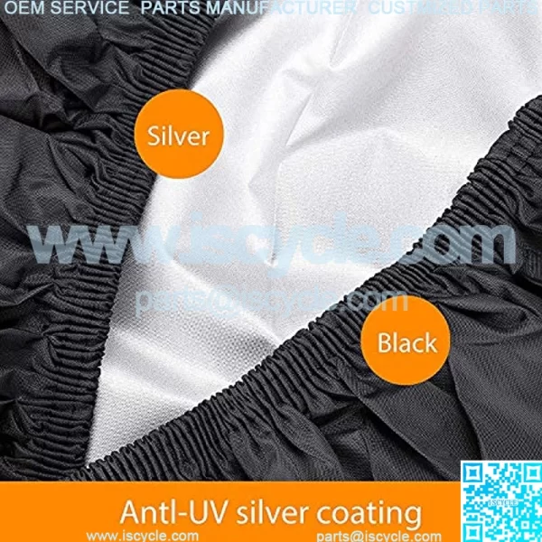 Waterproof UTV Cover,Heavy Duty Oxford Cloth for Polaris RZR Yamaha Can-Am Defender Kawasaki Ranger Cover 2-4 Passenger Black Protects 4 Wheeler Integrated Trailer System,115" x 60" x 75" - Image 2