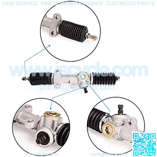 Steering Gear Box Assembly for Club Car DS 1984-2004 Golf Cart, OEM# 101878302 1012452 - Image 3