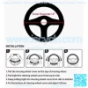 Golf Cart Steering Wheel Cover for Club Car & Yamaha, 14 Inch - Image 5