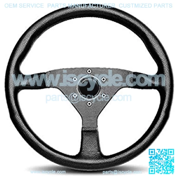 MCL35BK1B Montecarlo 350 mm Leather Steering Wheel