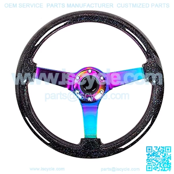 FORCED STEERING WHEEL RST-036BSB-MC + USPL STICKER
