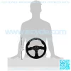 RST-012S 320mm Race Style Suede  Steering Wheel with Black stitch - Image 2