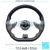 12.5 inch Golf Cart Steering Wheel For EZGO Yamaha Club Car DS and Precedent Carbon Fiber Golf Carts Steering Wheel with Wrench - Image 2