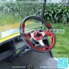 12.5" Golf Cart Steering Wheel OR 5/6 Hole Steering Wheel Chrome Adapter for Club Car,Yamaha,EZGO - Image 3