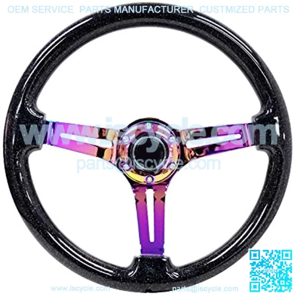 FORCED STEERING WHEEL RST-018BSB-MC + USPL STICKER