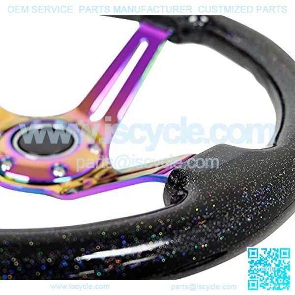 FORCED STEERING WHEEL RST-018BSB-MC + USPL STICKER - Image 4