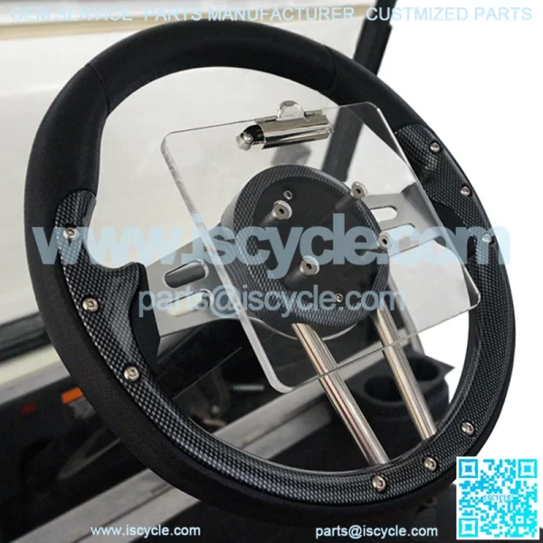 Golf Cart Score Card Holder For Custom Steering Wheels