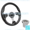 Club Car Precedent Golf Cart Rally Steering Wheel Kit - 12.5" - Image 4