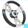 Italia Model 13 Brushed Golf Cart Steering Wheel For EZGO - Image 2