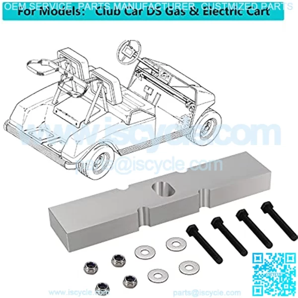 Golf Cart Low Pro Front End 1 inch Lift Block Kit Fits for Club Car DS Gas & Electric Models(Not for Precedent) - Image 3