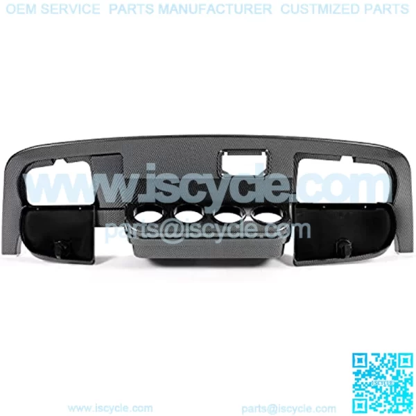 Golf Cart Dash Compatible with 1994-2013 EZGO Medalist/TXT Carbon Fiber Style - Image 2