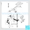 Golf Cart Club Car DS Rear Heavy Duty 4-Leaf Springs Kit with Bushings & Sleeves U Bolt, OEM# 1014675 Golf Cart Accessories - Image 3