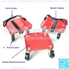 KF2011 Snowmobile Dolly Set Max Supporting 1500Lbs with Heavy Duty Straps Firmly Attaching on Skis - Image 3