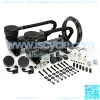 48042 200 psi Dual Value Pack Air Suspension Kit, Stealth Black (Pack of 10)