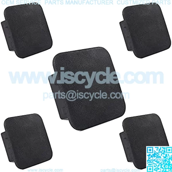 5 Pcs 1 1/4 Inch Trailer Hitch Tube Cover Plug Cap Universal Rubber Insert for 1.25'' Receivers Class 1 2 I II Ford Toyota GMC Subaru Jeep Dodge Nissan Audi BMW Porsche Polaris ATV UTV