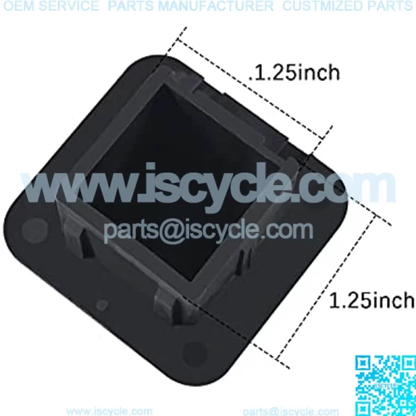 5 Pcs 1 1/4 Inch Trailer Hitch Tube Cover Plug Cap Universal Rubber Insert for 1.25'' Receivers Class 1 2 I II Ford Toyota GMC Subaru Jeep Dodge Nissan Audi BMW Porsche Polaris ATV UTV - Image 4
