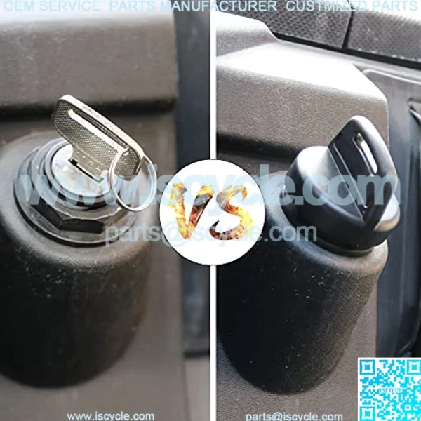 Ignition Key Switch Cover for Polaris Ranger, Brutus, RZR, General, ACE, Sportsman, Scrambler, Trail Boss, Trail Blazer, Magnum, Xpress, Sport 5433534 UTV ATV Key Ignition Covers Caps - Image 2